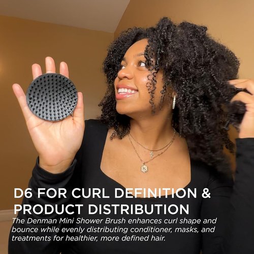Denman Detangle Hair Brush - Curly Hair & Scalp Massager D6 for Effortless Straightening