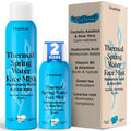 300ml + 50ml Thermal Spring Water Face Spray Mist Hydrating w/ Hyaluronic Acid & Aloe Vera - Hydrating Face Mist, Soothing & Calming, Mineral-Rich Skin Nourishment, Refreshing, 10 fl oz + 1.7 fl oz