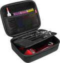 ProCase Hard Travel Case - Hair Clippers & Barber Supplies Organizer - Black Storage Bag for Wahl, Andis & Hatteker Kits