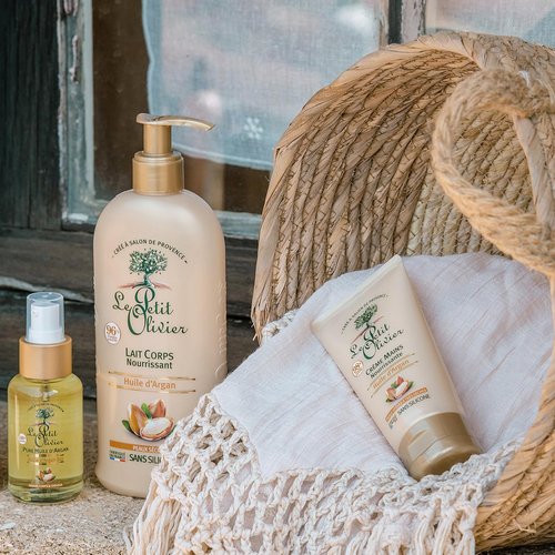Le Petit Olivier Nourishing Hand Cream - Enriched With Argan Oil - Softens, Nourishes and Protects Hands - Soothes The Sensation Of Tightness And Discomfort - Silicone Free - 2.5 Oz
