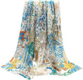 Andantino 100% Silk Scarf - Large 43" Square Lightweight Headscarf & Shawl for Women | Gift-Ready Packaging
