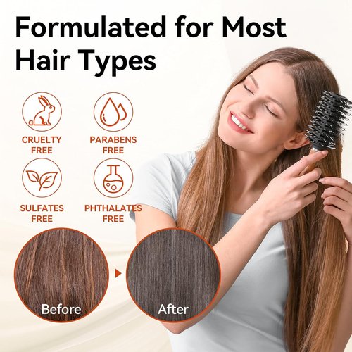 Castor Oil Shampoo & Conditioner Set - Strengthen & Restore Thin Hair | Sulfate-Free, 16.9 FL Oz