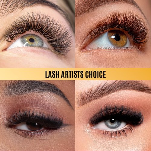 Individual Lashes Semi Permanent Mink Lashes by STACY LASH | Volume & Classic Lash Extensions | DD Curl Eye Lashes | Eyelash Extension Supplies for Lash Tech | 16-Rows Lash Tray | DD-0.10-MIX 7-11