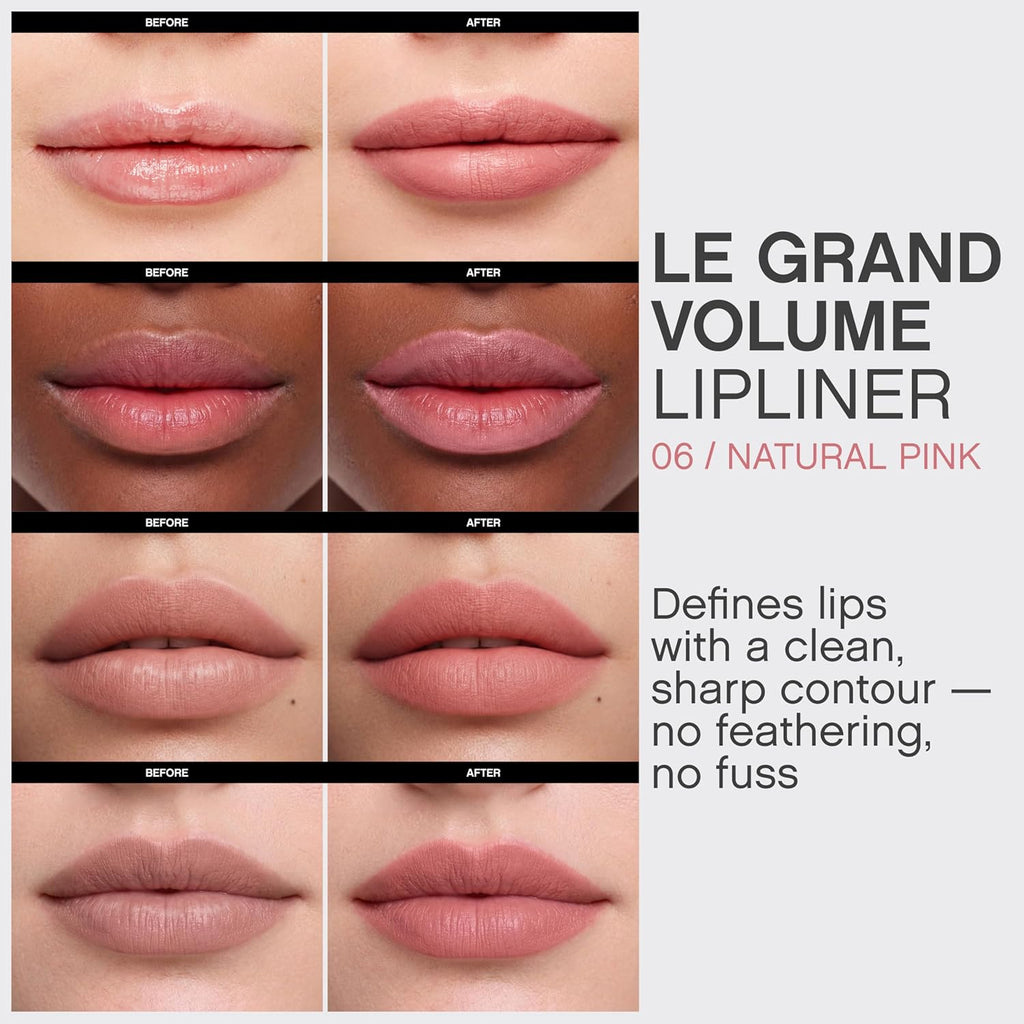 Vivienne Sabó Gel Lipliner - Le Grand Volume Long-Lasting Smudge-Proof Lip Liner | 06 Natural Pink