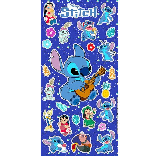 Stitch Eyeshadow Palette - 8 Color Makeup Kit with Stickers for Lilo and Stitch Dress Up Party