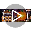 5FT Halloween Inflatable Pumpkin with Projector Face and Music - Outdoor Decoration - Variation: Projector Face & Music Pumpkin