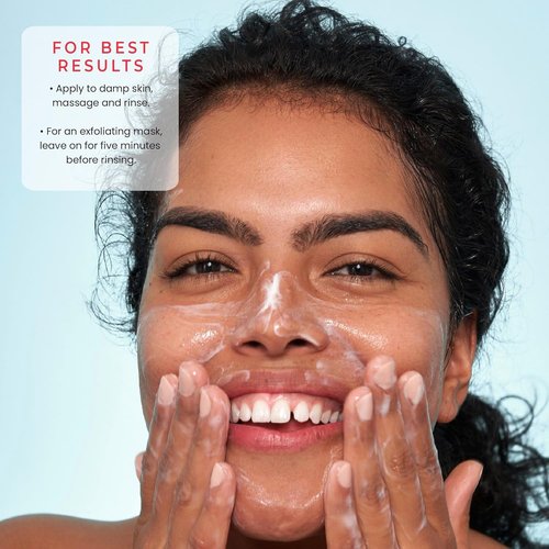 Indie Lee Brightening Facial Cleanser - Hydrating Makeup Remover & Exfoliating Face Wash for Dry Skin | 4.2oz