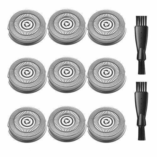 RMS8101 Replacement Blades for Men's Electric Shaver RMS7109, 9PCS RMS8101 Blades for Electric Razor for Men, 2 Cleaning Brush
