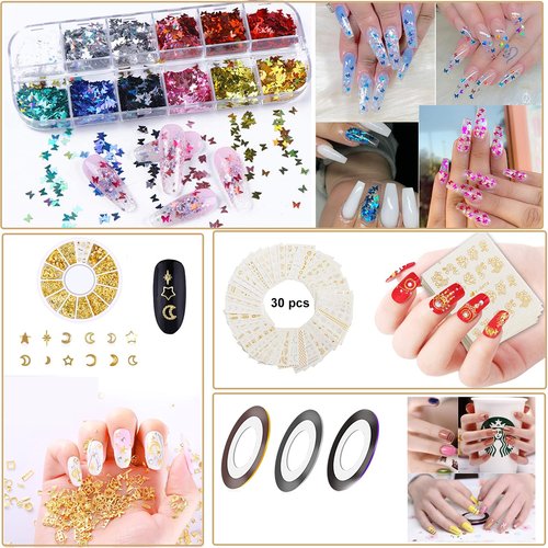 Upgrad 116 PCS Portable Electric Nail Drill Polish File Kit with 120W UV LED Nail Lamp Gel Manicure Dryer Lamp,Acrylic Nails Gel Polishing Shape Tools Supplies Set,Manicure Pedicure Nail Files DIY