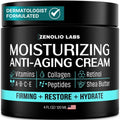 Mens Face Moisturizer Cream - Anti Aging & Wrinkle Face Cream - Mens Facial Moisturizer - Retinol, Collagen, Peptides, Shea Butter, Vitamins E & A - Facial Skin Care Eye Lotion - Day & Night – 4 oz