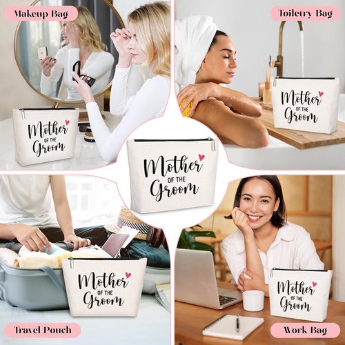 GevGuxLuo Mother of The Groom Gifts Wedding Gift Marriage Gifts Makeup Bag