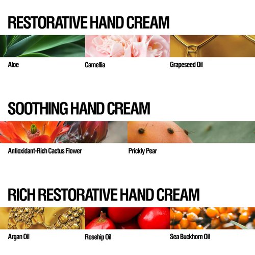 Grown Alchemist, Hand Cream Heroes, Holiday Kit (Restorative, Rich Restorative & Soothing Hand Creams, 3x65ml each)