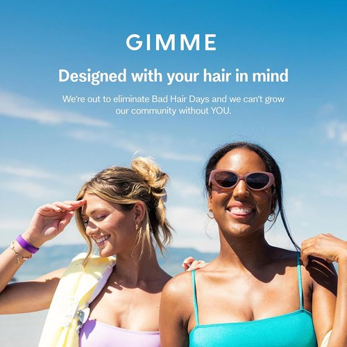 Gimme Beauty Vented Detangling Brush - Heat-Resistant for Quick Drying & Styling - Ideal for All Hair Types