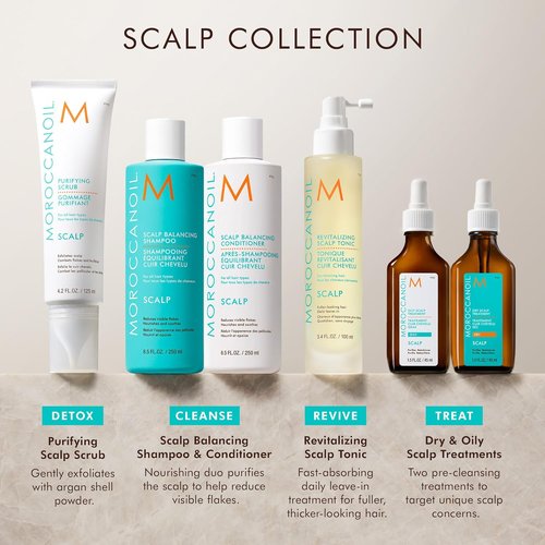 Moroccanoil Scalp Balancing Shampoo & Conditioner Set | Nourishing Formula for Healthy Hair