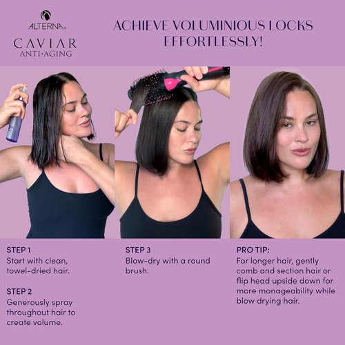 Alterna Caviar Anti-Aging Volume Styling Mist - Light Hold for Fine Hair | 5 Ounce, Sulfate-Free