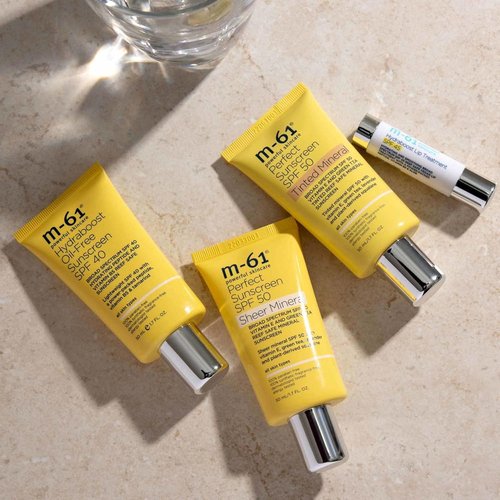 M-61 Perfect Mineral Sunscreen SPF 50 - Reef-Safe Formula with Vitamin E & Green Tea Extract