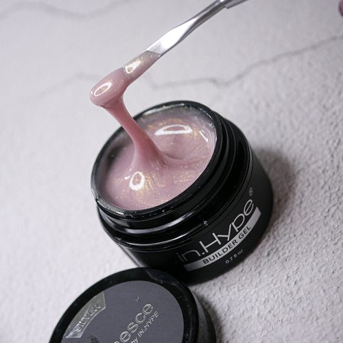 IN.HYPE UV/LED Camouflage Builder Gel for Nail Extension/Strengthening (Shimmer Nude)