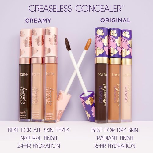 tarte maracuja creaseless full-coverage concealer – Waterproof Longwear with Vitamin C to Hydrate look of Dark Circles, Blemishes & Discoloration, Vegan & Cruelty-Free, full size, fair-light neutral