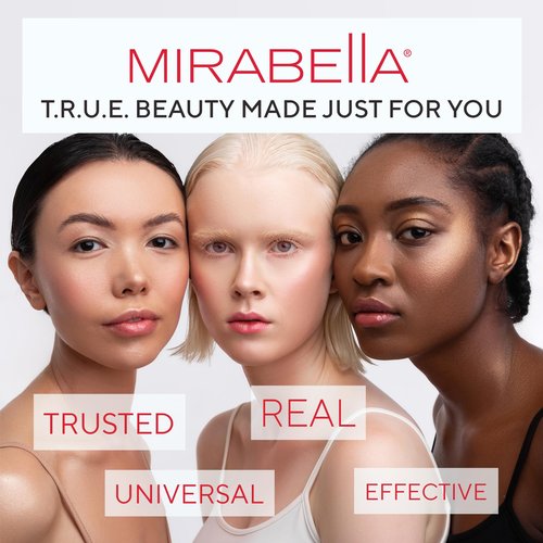 MIRABELLA - Invincible for All HD Liquid Foundation, Moisturizing Face Products for All Skin Types, Full-Coverage Lightweight Foundation Makeup, Moisturizing & Hydrating Beauty Care, Dark V