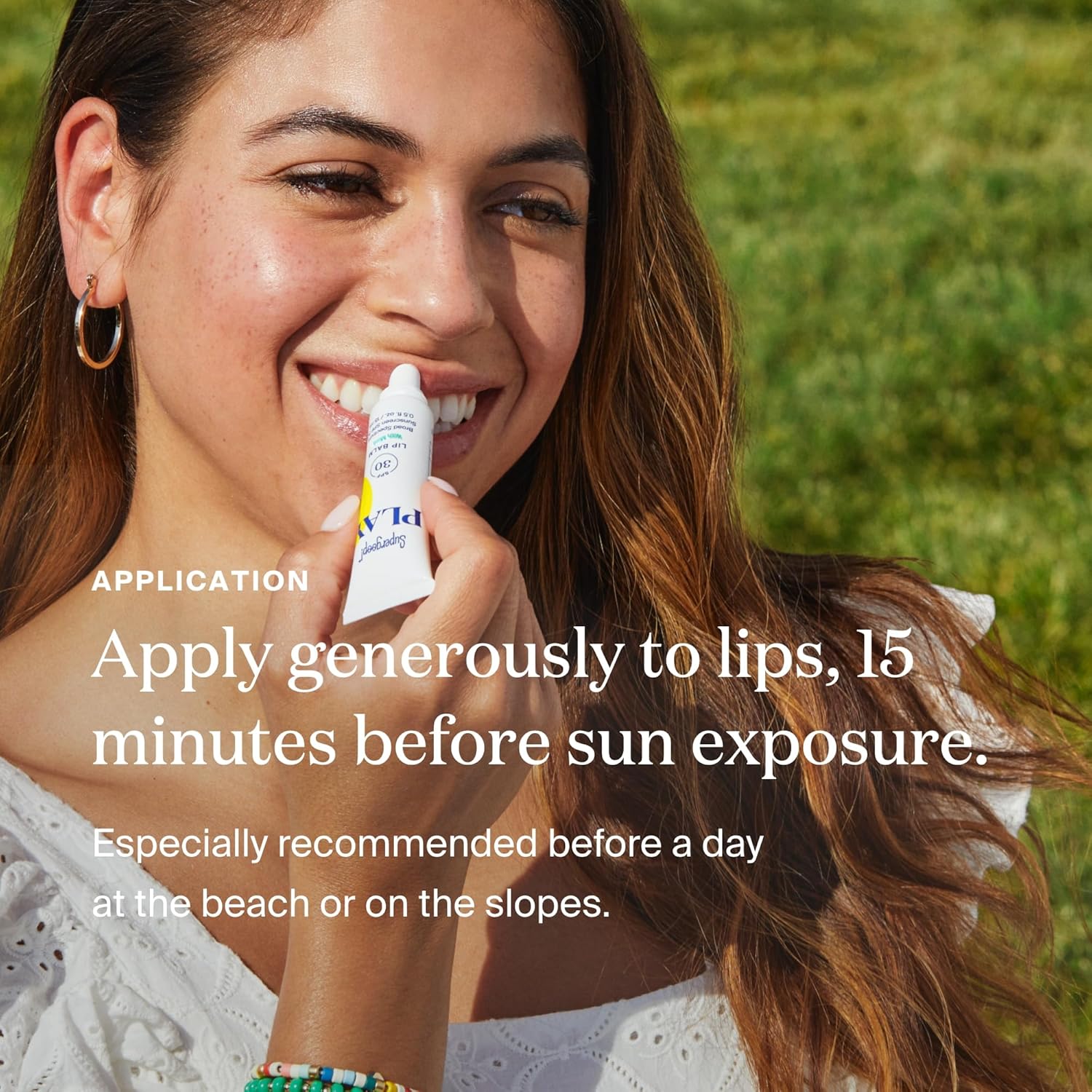 Supergoop! PLAY Lip Balm - SPF 30 PA+++ Broad Spectrum Sunscreen with Acai - Hydrating Honey & Shea Butter, 0.5 fl oz