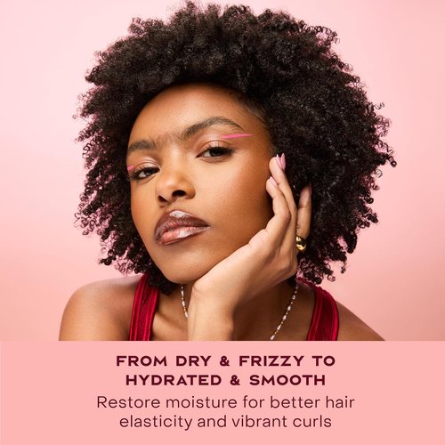 SheaMoisture Curl & Shine Conditioner - Coconut & Hibiscus for Thick Curly Hair, 13 oz
