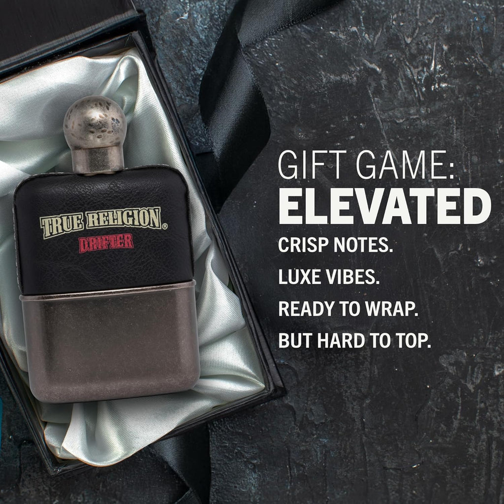 True Religion Drifter | Men's 3.4 oz EDT Spray - Fresh, Invigorating Fragrance for Everyday Wear