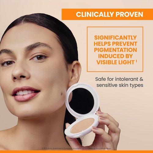 Avène High Protection Tinted Compact - Mineral Sunscreen with SPF 50+ | Water-Resistant & Non-Greasy