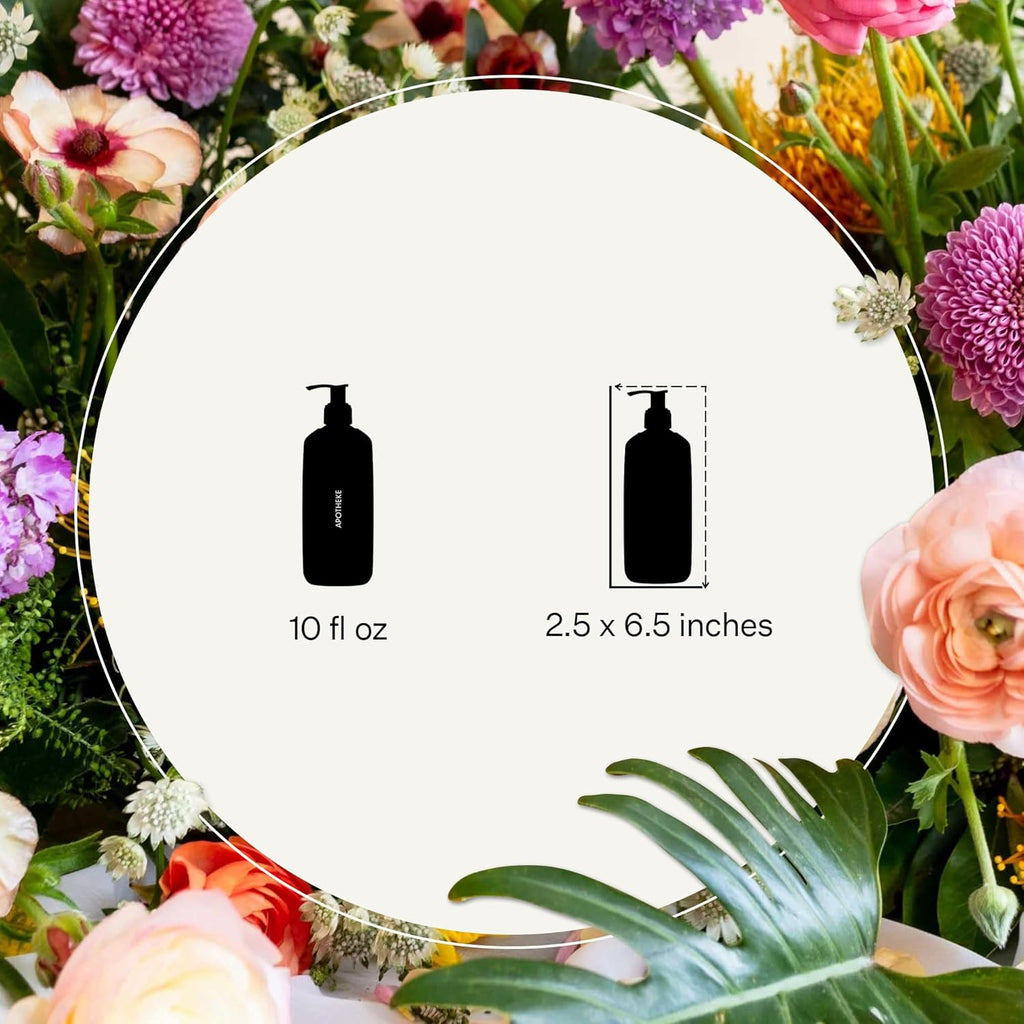 APOTHEKE Liquid Hand Soap - Hydrating 10 Fl Oz Hand Wash with Premium Fragrance Oils | Gently Cleanses & Moisturizes Skin