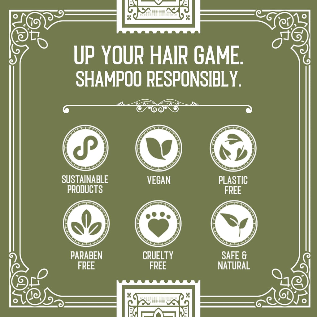 Viori Hamish & Co. Shampoo Bar - Citron & Ginger - Natural Men's Shampoo - Handcrafted with Islay Whiskey