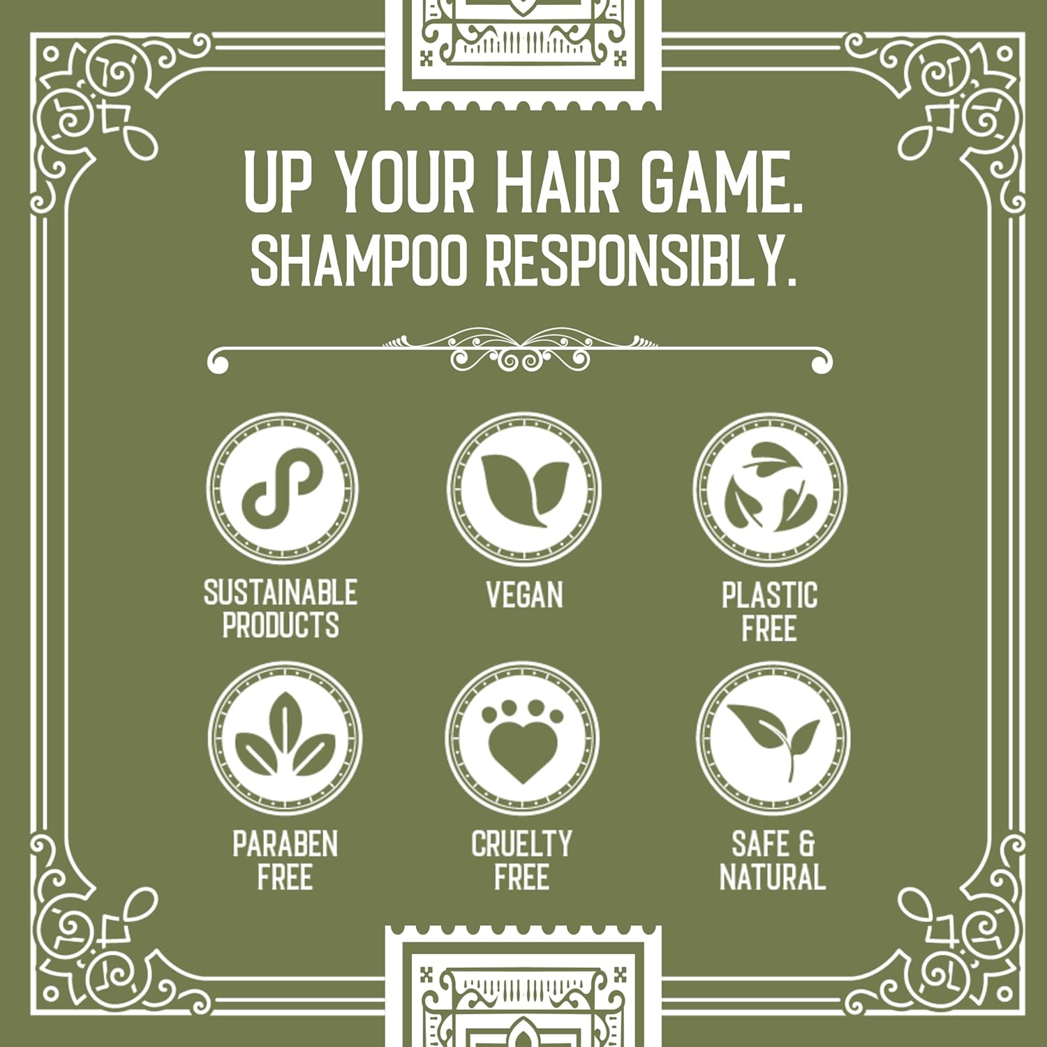 Viori Hamish & Co. Shampoo Bar - Citron & Ginger - Natural Men's Shampoo - Handcrafted with Islay Whiskey