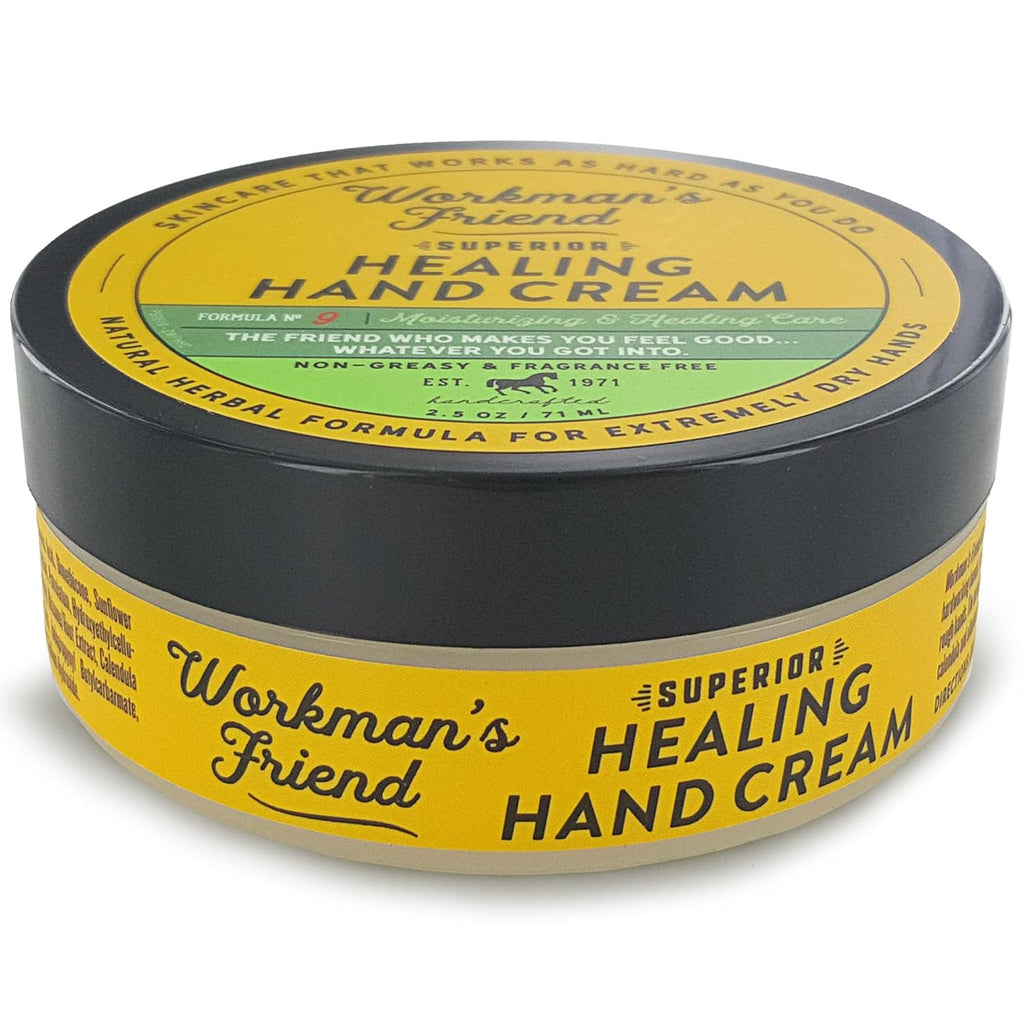 WORKMAN'S FRIEND Superior Healing Hand Cream - Intense Moisturizer for Extremely Dry Skin - 2.5 oz