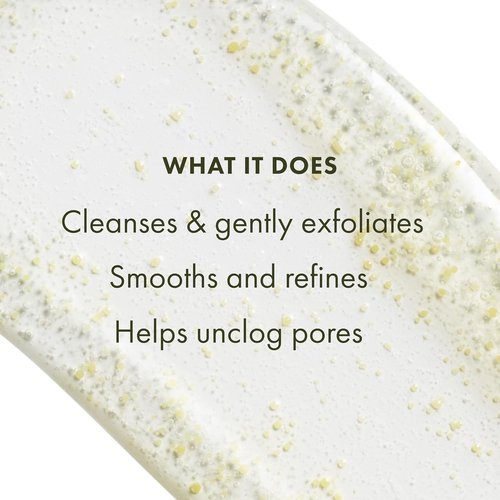 Origins GinZing Exfoliating Cleanser - Refines Pores & Brightens Skin | Caffeine, Ginseng & Jojoba Beads, 5 Fl Oz