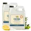 Cucina Fruits & Passion Sea Salt and Amalfi Biodegradable Liquid Hand Soap Refill 33.8 Ounces - 2 Pack