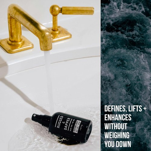 RUGGED & DAPPER Sea Salt Spray for Men - 4 oz Hair Styling Agent for Volume & Texture, Ocean Fresh Scent