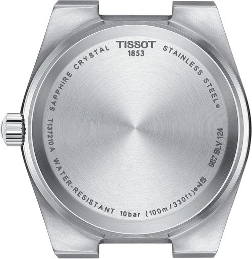 Tissot PRX Swiss Quartz Watch for Women - 35mm Stainless Steel Case, Pink Dial, T1372101133100