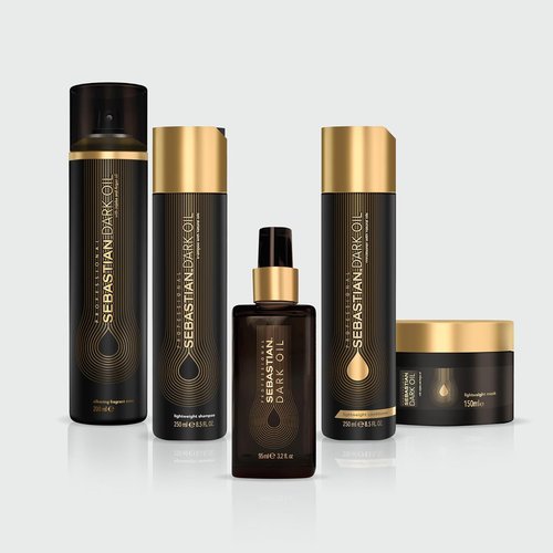 Sebastian Professional Dark Oil Conditioner - Lightweight Formula with Jojoba & Argan Oil for Silky Hair
