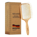 SHASH Large Paddle Hair Brush - Detangler for Thick & Curly Hair | Long Pins & Rubber Cushion
