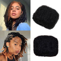 JIFFYLOCS Afro Kinky Bulk 100 ％ Human Hair for Dreadlock Extensions,10 Inch 60g 2 Bundles/Package Black,Making Dreadlocks Twist or Braids Repair Extensions