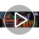 10FT Sitting Halloween Inflatable Pumpkin with Flame Light for Roof Decor - Outdoor Yard Decoration