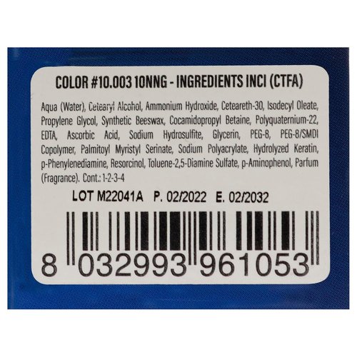 ColorDesign Permanent Hair Color - Medium Natural Platinum Blonde | Unisex 3.4 oz