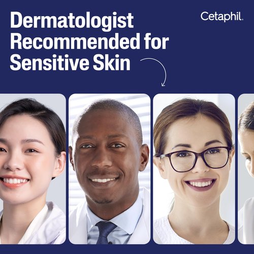 CETAPHIL Skincare Gift Set & Travel Companion for Sensitive Skin | Gentle Skin Cleanser, Daily Facial Cleanser, 2 x Moisturizing Lotion | TSA Approved | Dermatologist Recommended Brand