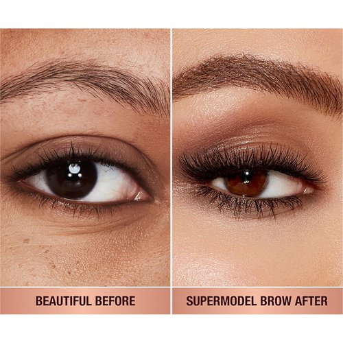 Charlotte Tilbury Brow Cheat Eyebrow Pencil - Refillable Micro-Precision with Angled Tip for Natural Strokes - 16-Hour Waterproof Wear