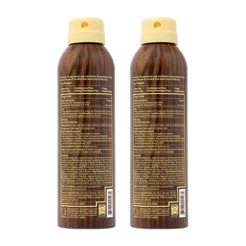 Sun Bum Original SPF 30 Sunscreen Body Spray - Broad Spectrum Moisturizing Sunscreen with Vitamin E - Hawaii 104 Act Compliant (Made without Octinoxate & Oxybenzone) - 6 oz (Pack of 2)