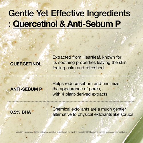 Anua Heartleaf Quercetinol Pore Deep Cleansing Foam, Face wash for Pore Refining Cleanser, Hydrating Daily Facial Cleanser For Double Cleansing, Gentle Foaming with BHA, Korean Skincare, 5.07 fl.oz