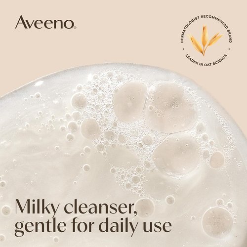 Aveeno Calm + Restore Nourishing Oat Cleanser - Daily Hydrating Face Wash for Sensitive Skin, 7.8 fl oz