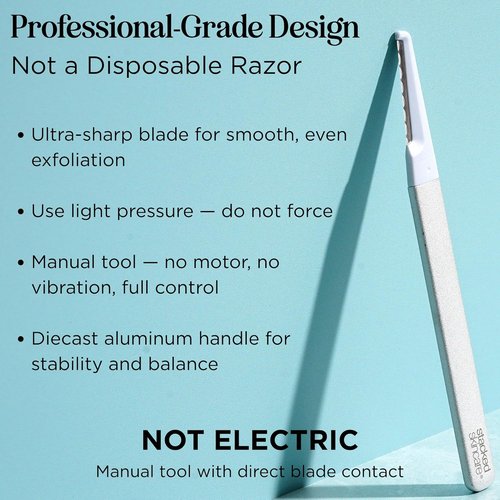 Skiennix Professional-Grade Dermaplaning Tool - Precision Exfoliation for Smooth Skin | Removes Peach Fuzz