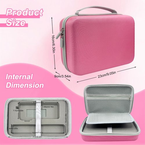 Thowapou Nail Drill Machine Storage Case Compatible with MelodySusie/MOCOWIND Professional Electric Nail Drill Machine, for Travel Nail Drill Machine Storage Pouch Professional Bag (Case Only)