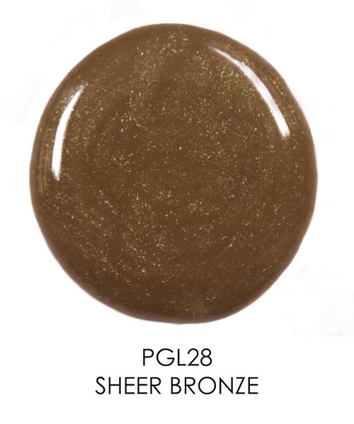 Palladio Lip Gloss - Non-Sticky Formula with Vitamin E & Aloe for Intense Color | Sheer Bronze Finish