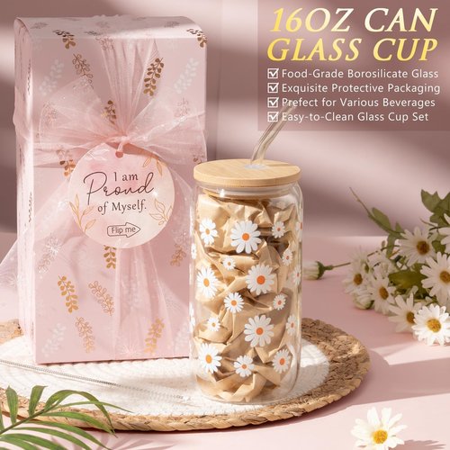 Spa Gifts for Women Teen Girl Gifts Trendy Stuff, Positive Affirmation Cards & Self Care Baskets Preserved Rose Flowers Set, Get Well Birthday Mothers Day Gift for Mom Her Grandma Teenage Girls Friend