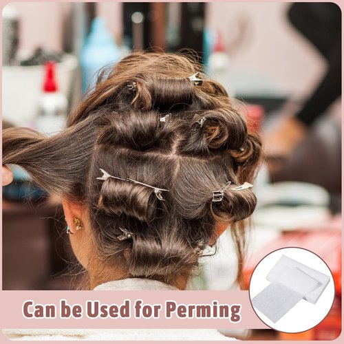 Skiennix 120 Pcs Hair Perm Papers - High Temperature Resistant Curling Sheets for Salon Use